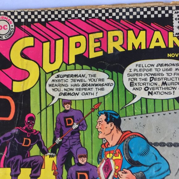 Superman #191 (Nov 1966, DC) The Prisoner of Demon! Part 1 - Picture 4 of 10